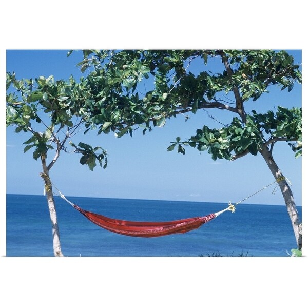 Bed between deals two trees