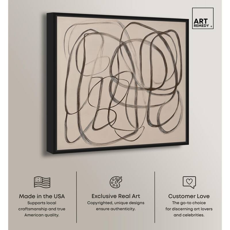 Unbroken Line II Canvas by Art Remedy