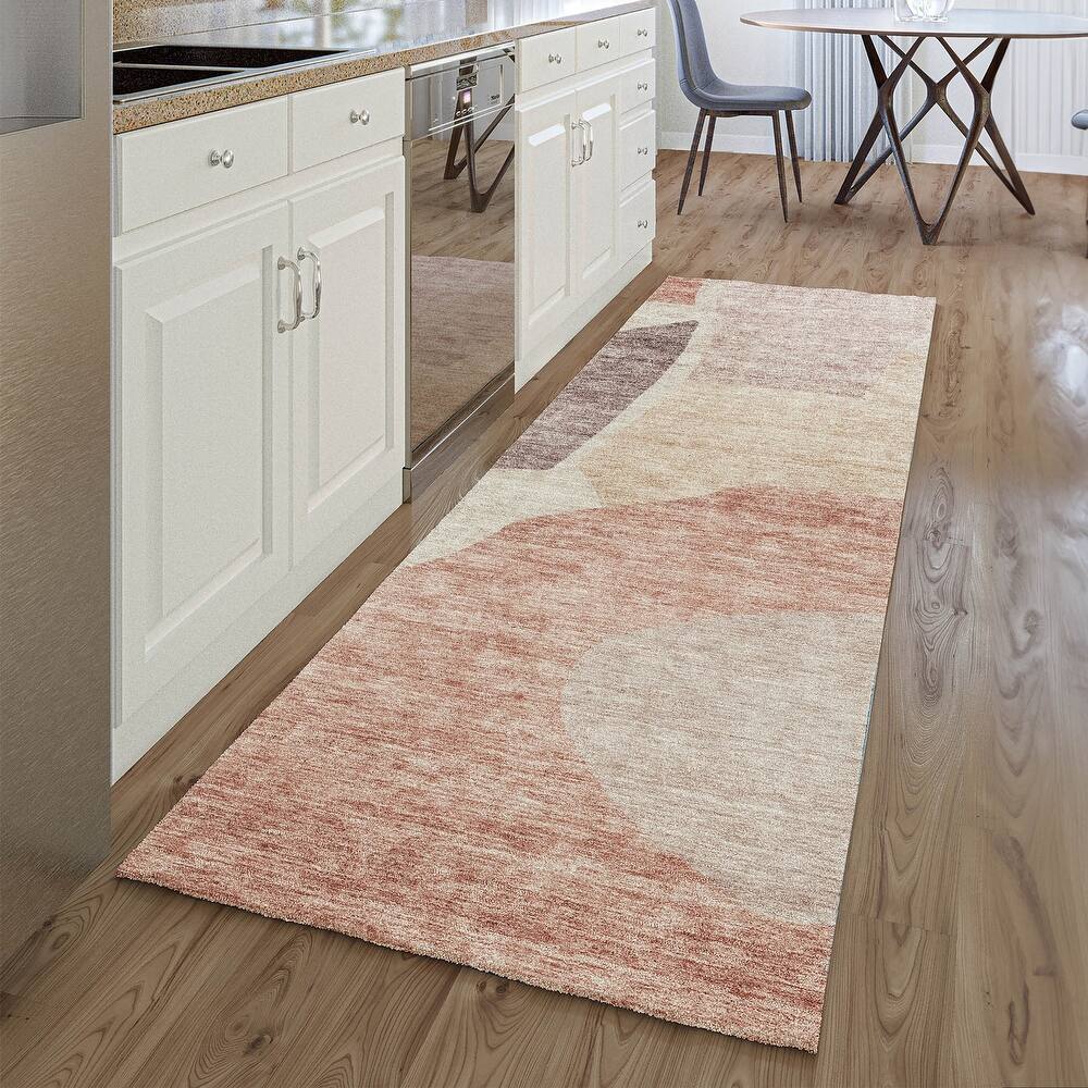 Premium Washable Super Soft Contemporary Geometric Mayfield Rug