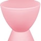 preview thumbnail 98 of 143, Boyd Round Side Table with Ribbed Design Base - Accent Hourglass End Table with Removable Lid for Living Room & Bedroom