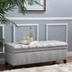 preview thumbnail 1 of 47, Hastings Tufted Storage Ottoman Bench by Christopher Knight Home Light Grey