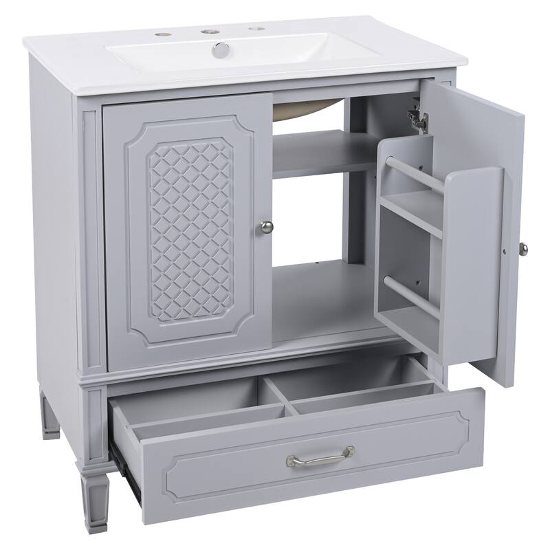 Christopher Knight Home 30" Bathroom Vanity with Storage Solution