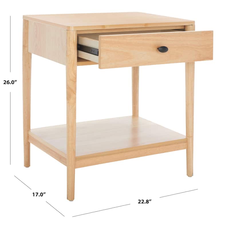 SAFAVIEH Destany 1-Drawer Nightstand