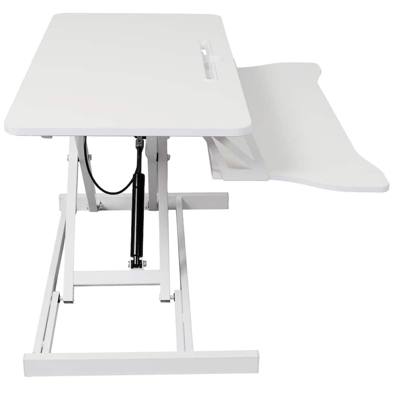Adjustable Height Standing Laptop Desk,Adjustable Sit to Stand Up Workstation with Keyboard Tray