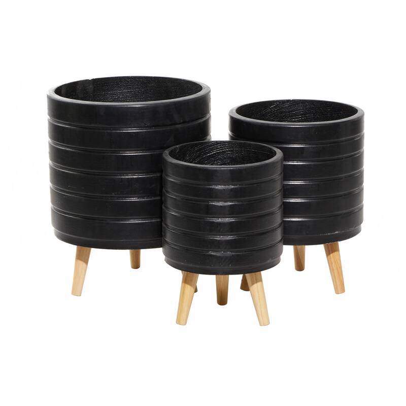 MgO Contemporary Planter (Set of 3) - S/3 14", 16", 18"H