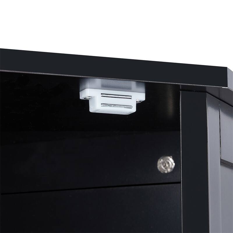 Bathroom Cabinet Triangle Corner Storage Cabinet with Adjustable Shelf