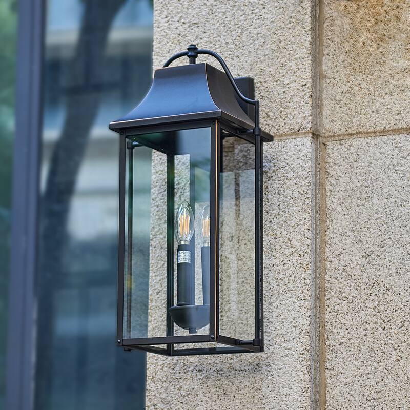 Outdoor 21x10 inch 3 lights ourdoor wall sconce - 21.5 INCH