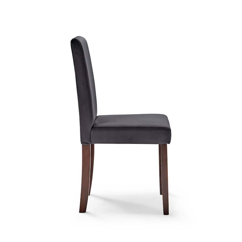 Copper Grove Piskent Velvet-upholstered Armless Dining Chairs (Set of 2)