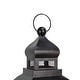 preview thumbnail 47 of 49, Glitzhome 2-Piece Oversize Farmhouse Wood/ Metal Hanging Candle Holders Decorative Lanterns