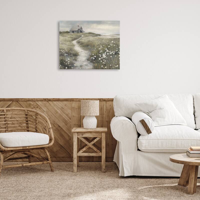 Stupell Path To Coastal Cottage Canvas Wall Art Design By Imagine It Images