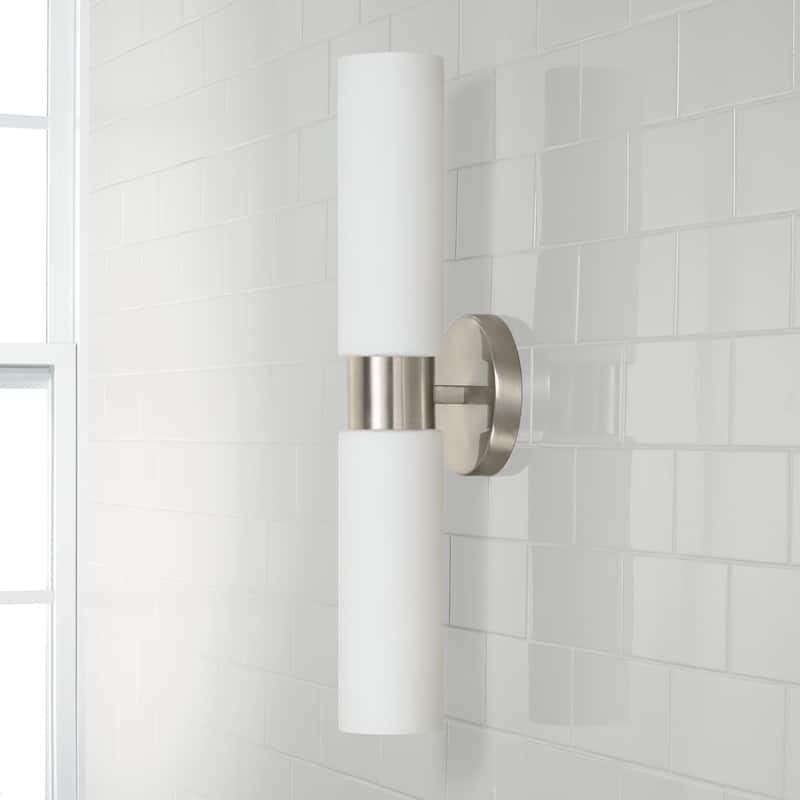Theo 2-Light Sconce - 5"W x 20.5"H x 5"E