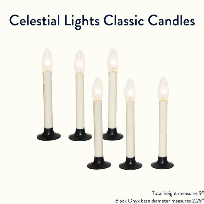 Battery Operated Window Candle - Classic 4 pack or 6 pack