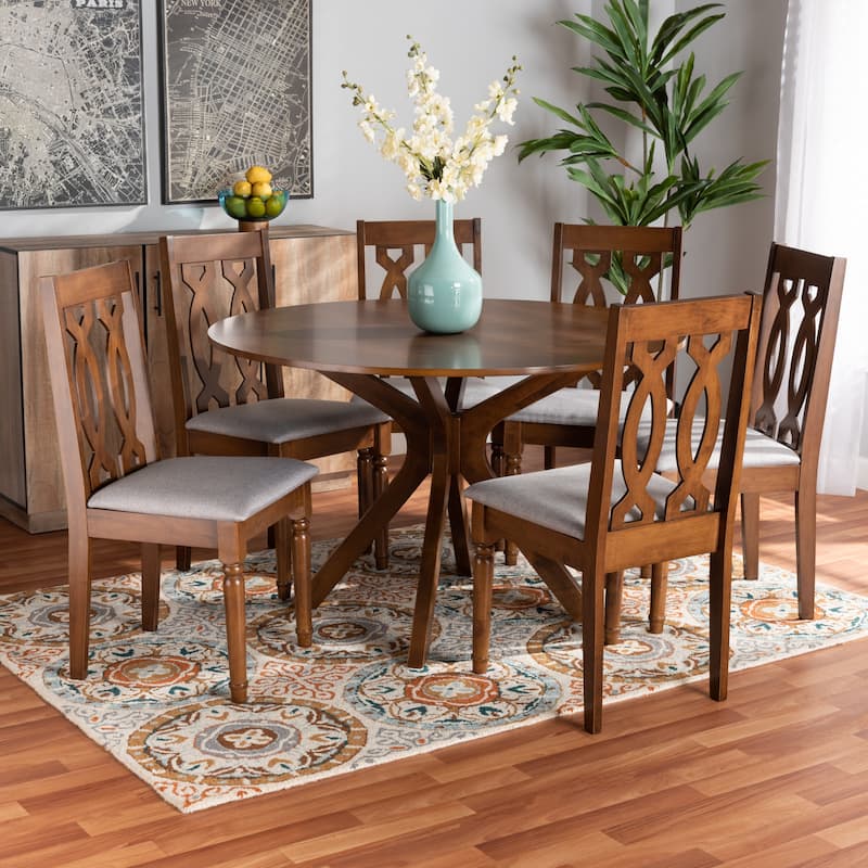 Callie Modern and Contemporary 7-Piece Dining Set