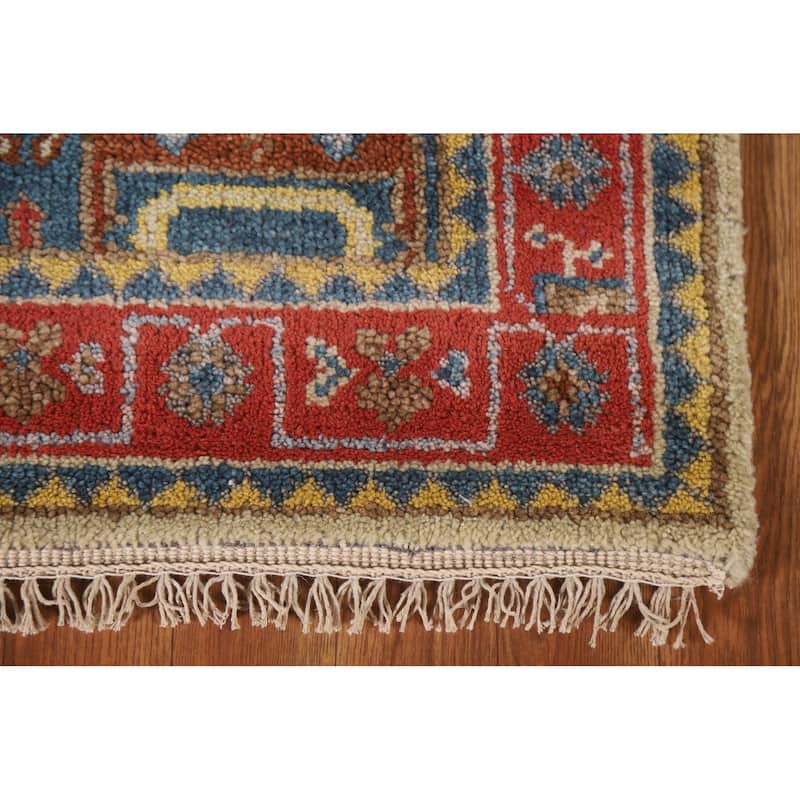 Blue Heriz Serapi Runner Rug Handmade Wool Carpet - 2'6"x 8'0"