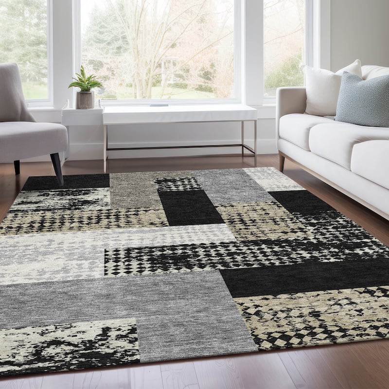 Premium Washable Super Soft Casual Geo Mayfield Rug