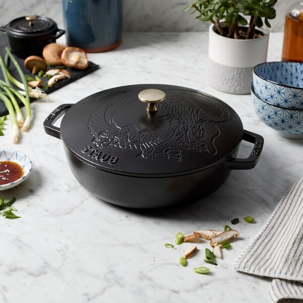 Staub Cast Iron 2.5-qt Braiser with Dragon Lid - Bed Bath & Beyond