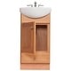 preview thumbnail 11 of 13, Fine Fixtures Petite 16-inch Bathroom Vanity with Vitreous China Sink Top