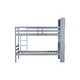 preview thumbnail 23 of 21, Twin Bunk Bed with Bookcase Headboard, Convertible Design, Guardrails & Ladder
