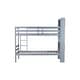 preview thumbnail 23 of 21, Twin Over Twin Bunk Bed with Bookcase Headboard, Guardrails and Ladder, Convertible to 2 Twin Beds with Shelves for Multi Childs