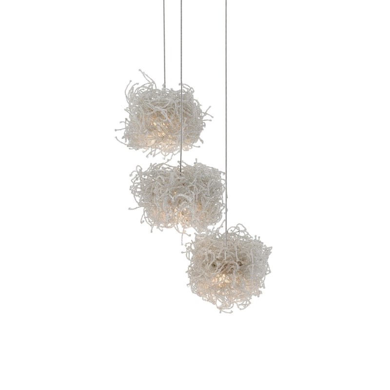 Currey & Company Birds Nest Drop Pendant Collection