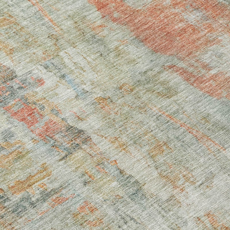 Machine Washable Indoor/ Outdoor Muted Ombre Chantille Rug