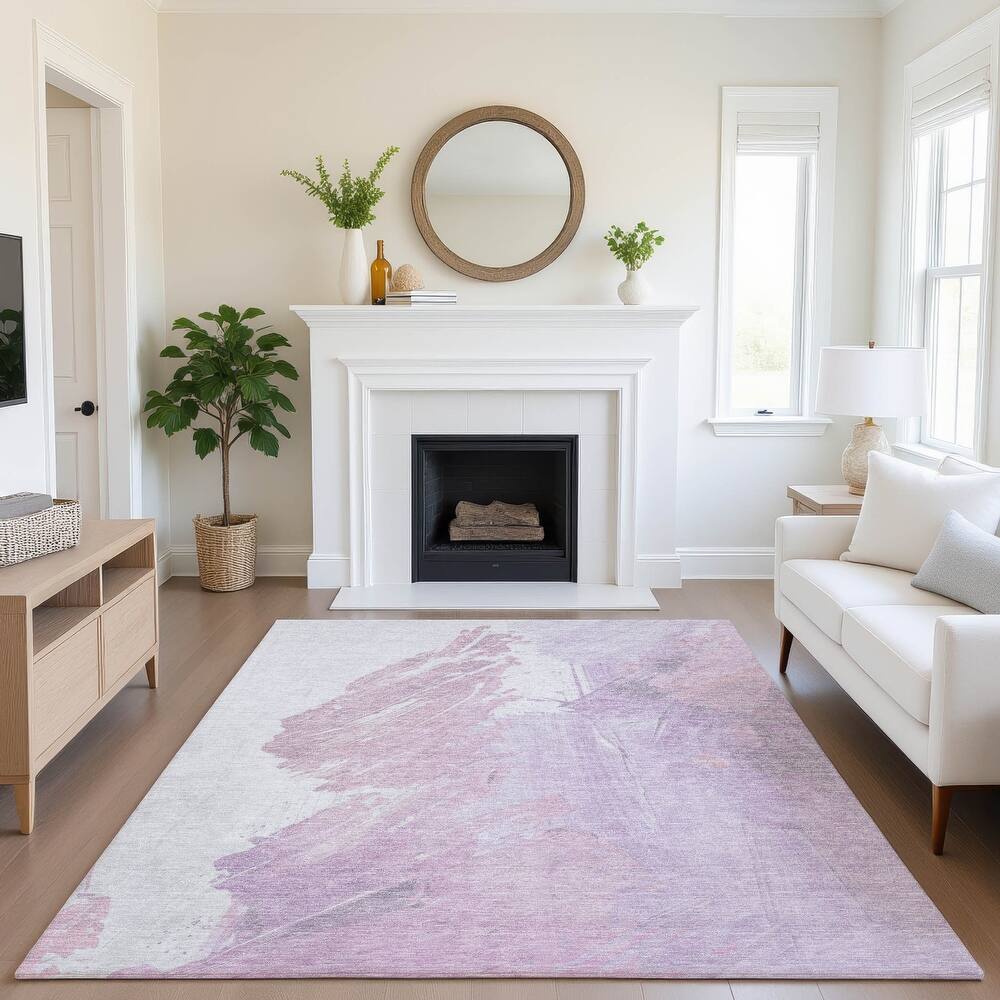 Premium Washable Super Soft Modern Brushstrokes Mayfield Rug