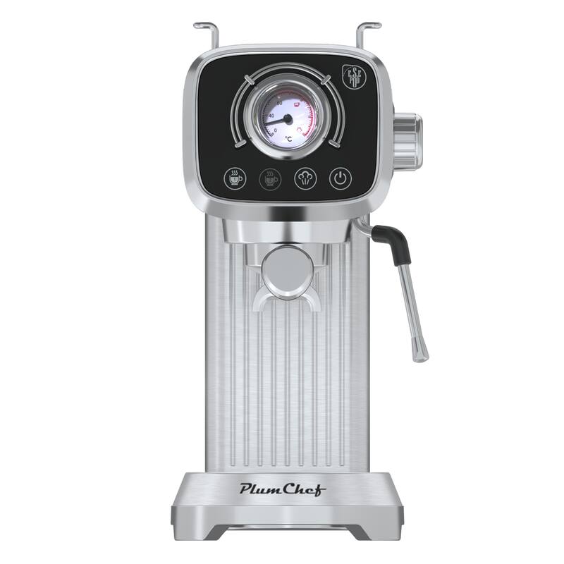 20 Bar Compact Espresso Machine with Milk Frother, Dual Shot Options