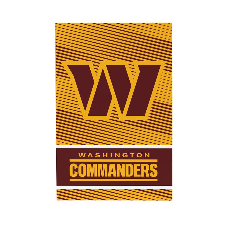 Washington Commanders Wooden Tabletop Mantel Shelf Sign
