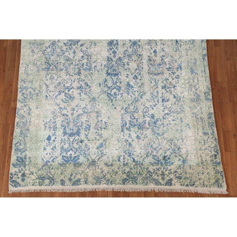 Modern / Abstract Area Rug Hand-Knotted Wool Carpet - 5'6"x 7'9"
