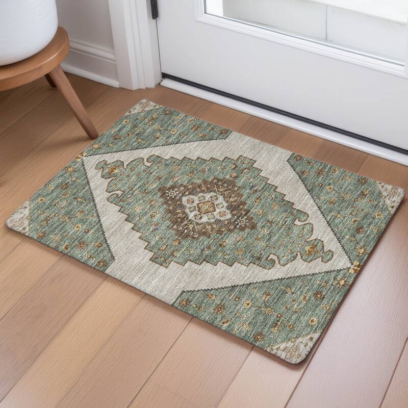 Machine Washable Indoor/ Outdoor Global Marrakesh Chantille Rug