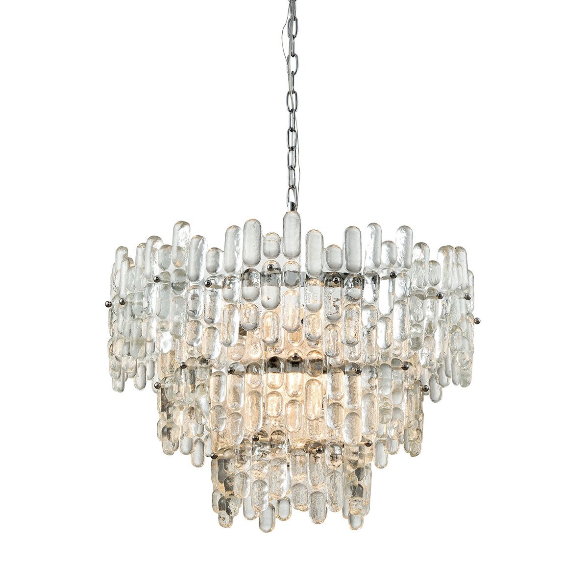 Elk Home 1141-086  Icy Reception 9 Light 27" Wide Chandelier - Chandeliers For Bedrooms by Overstock.com