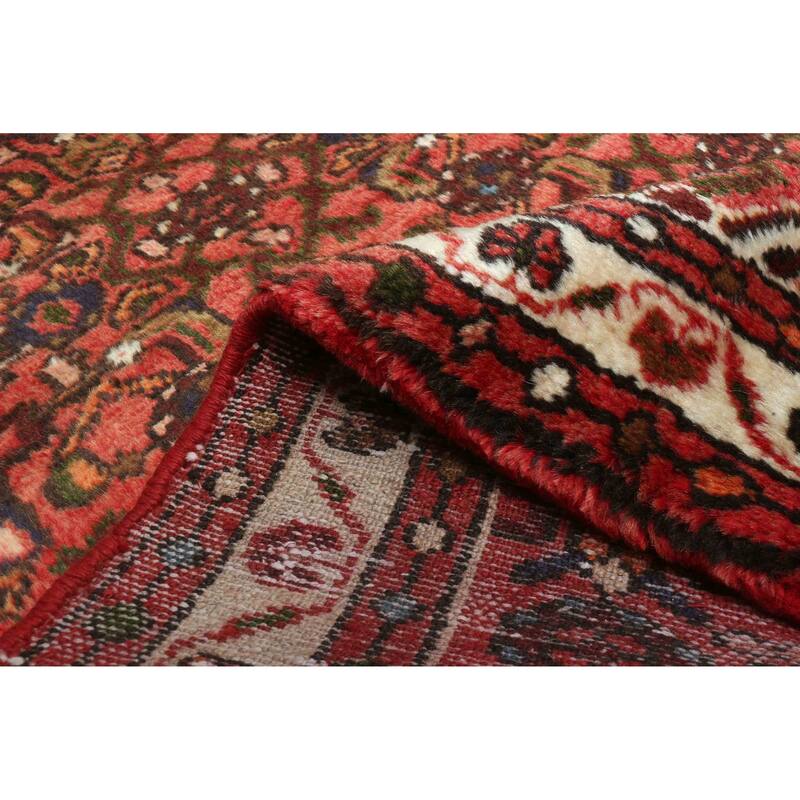 ECARPETGALLERY Hand-knotted Andelz Red Wool Rug - 2'10 x 11'1