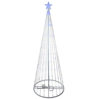 Shop 9' Pre-Lit Blue LED Artificial Show Cone Christmas Tree Outdoor