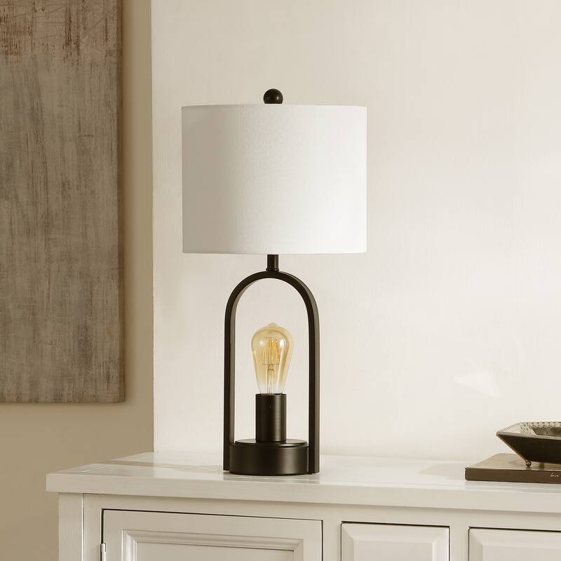 SAFAVIEH Lighting Maze 21" Modern & Contemporary Table Lamp - 10" W x 10" D x 21" H - 10Wx10Dx21H