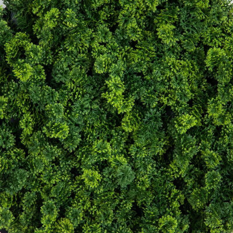 Irish Meadow Artificial Framed Living Wall Panel - 20" - Green