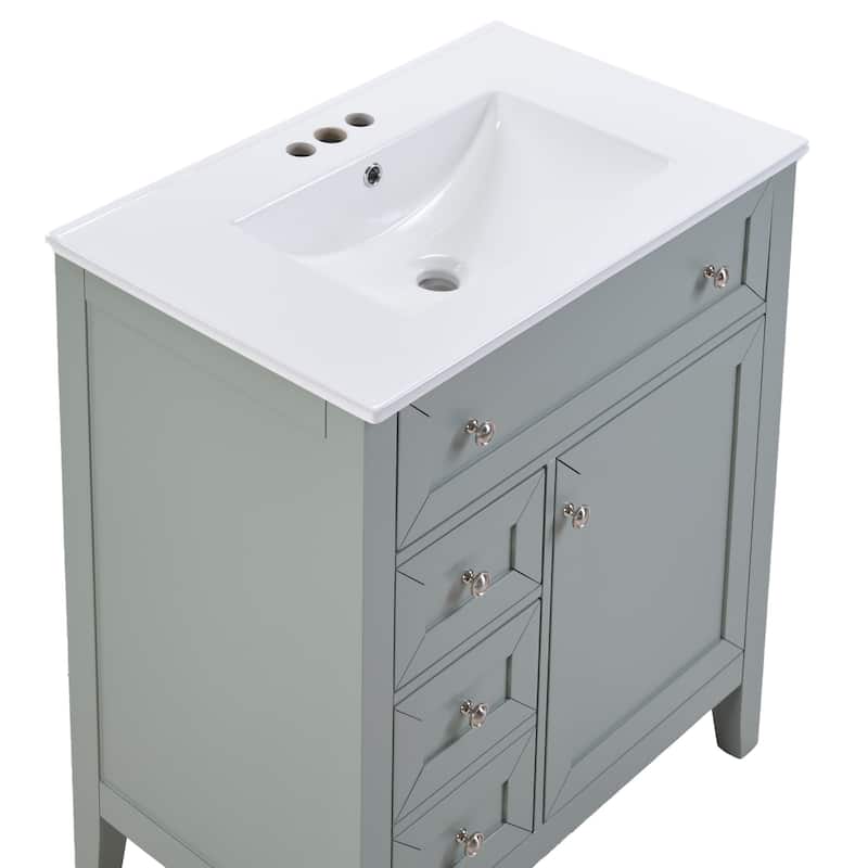 Bathroom Vanity with Ceramic Undermount Sink