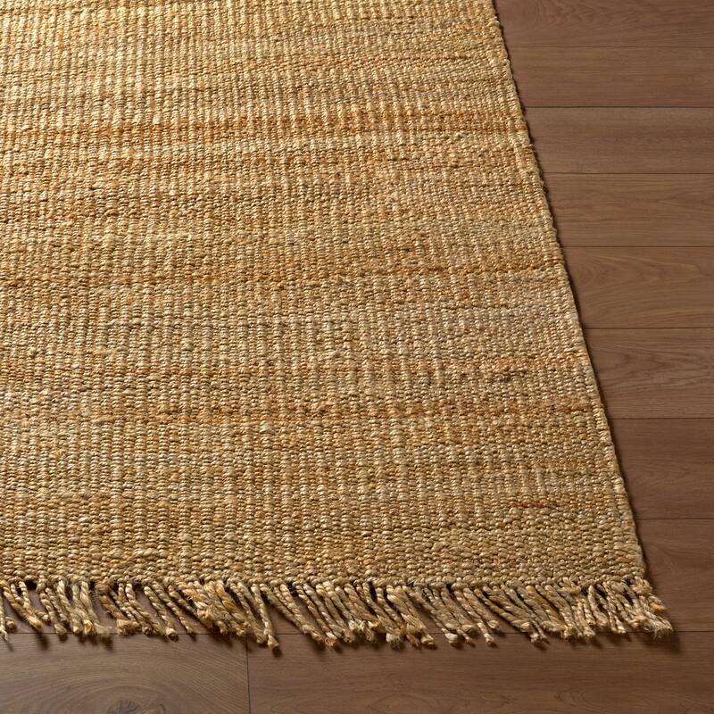 Livabliss Casual Jute Solid Area Rug - 6' x 9' - Beige