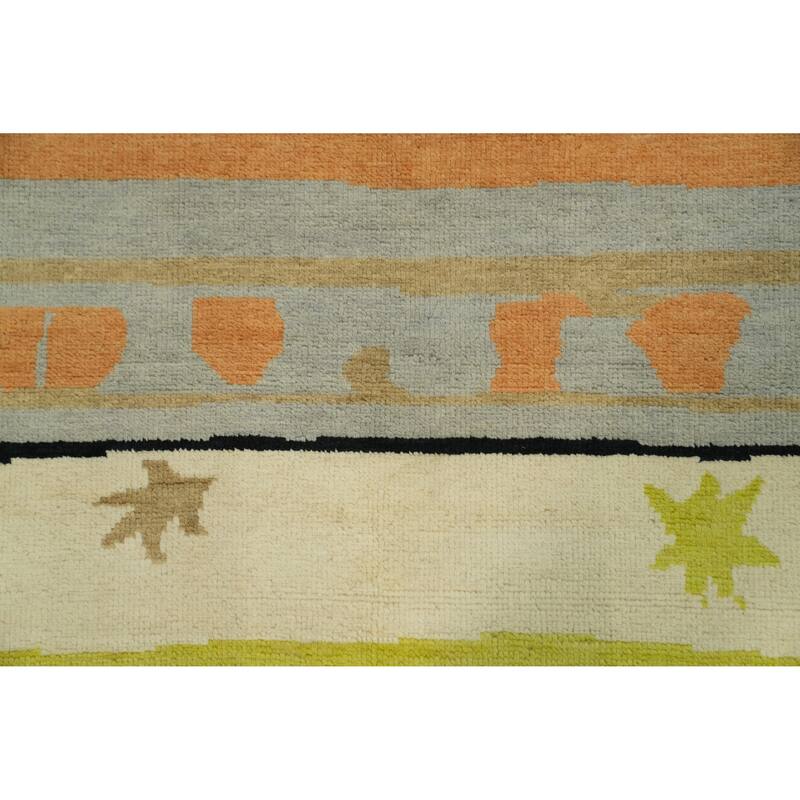 Handmade Wool Gabbeh Vegetable Dye Area Rug Handmade Carpet - 9' 1'' X 6' 0''