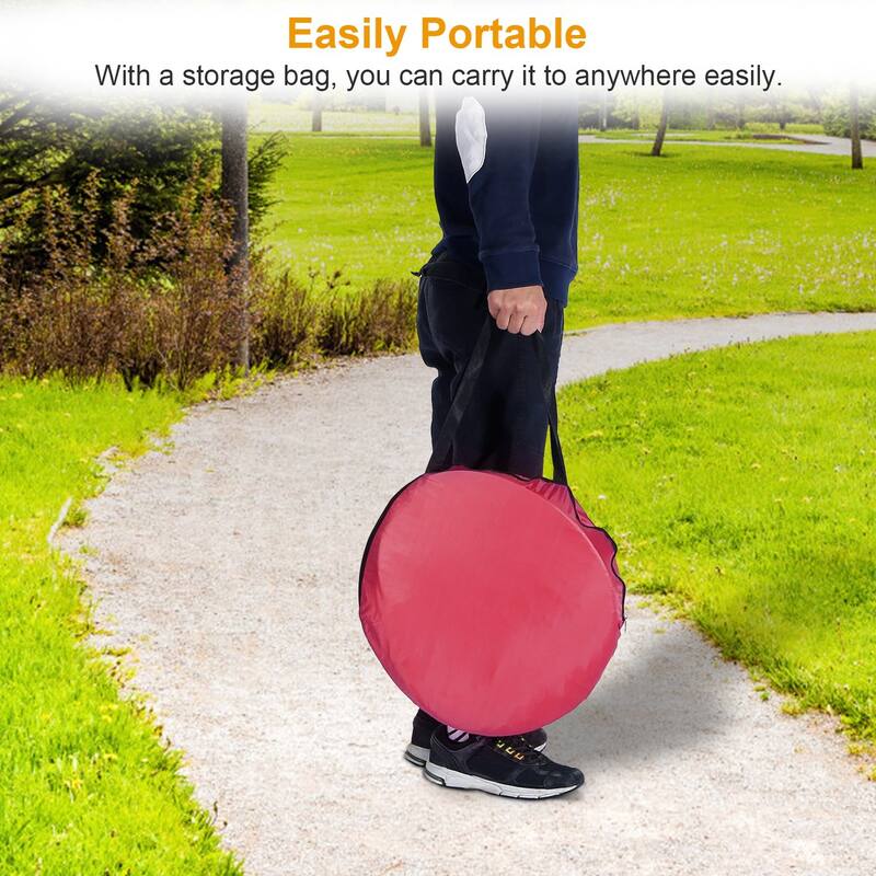 Pop Up Beach Tent Sun Shade Shelter Anti-UV Waterproof 2-3 Person - 64.96 x 59.06 x 43.31in