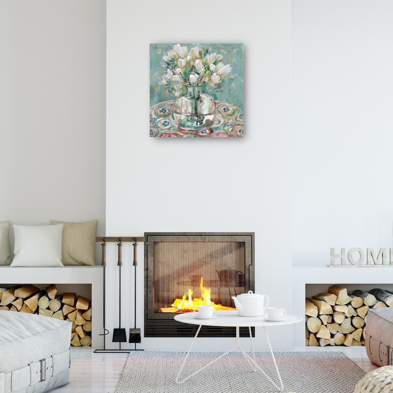 Barcelona Blues By Studio Arts Canvas Art Print