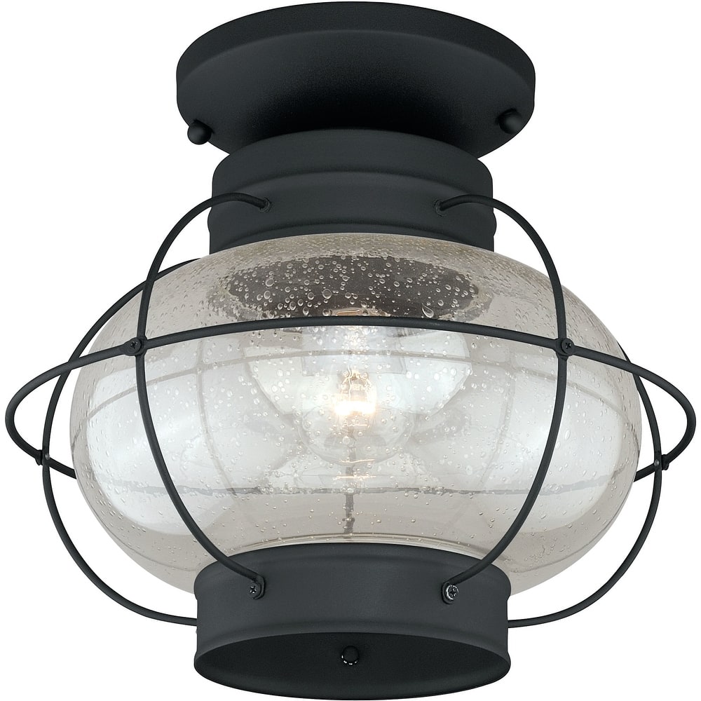 Vaxcel Lighting Chatham 1 Light Semi-Flush Mount Outdoor Ceiling