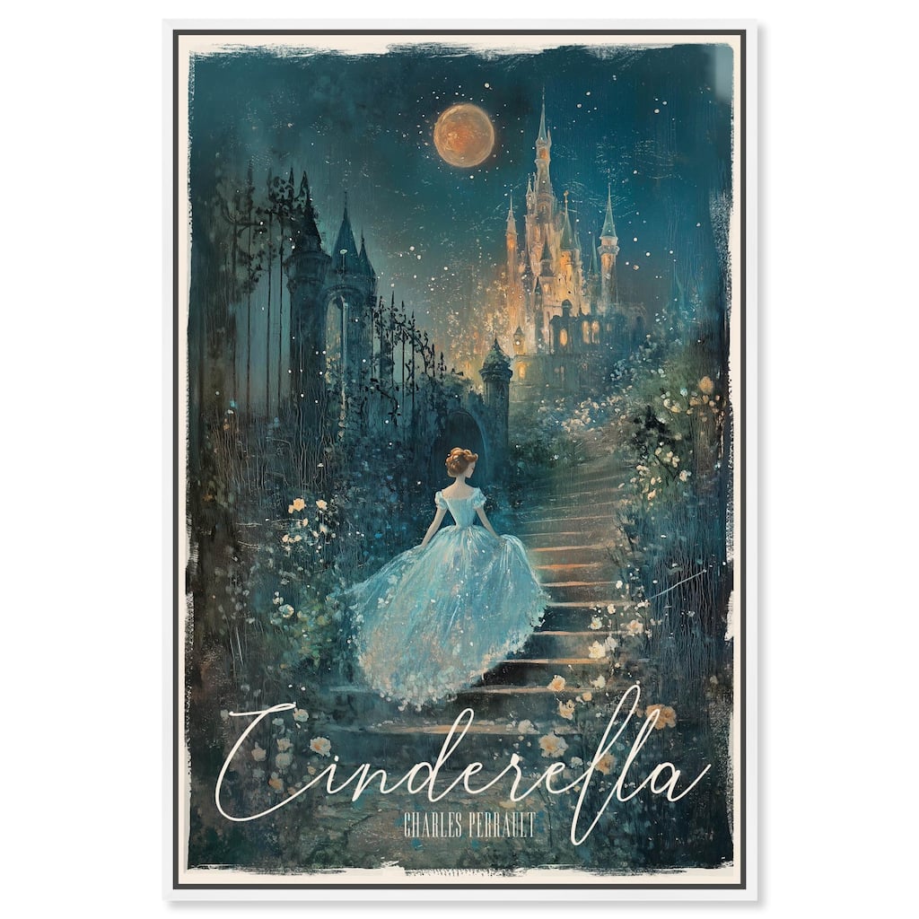 Classic Cinderella Canvas by Art Remedy