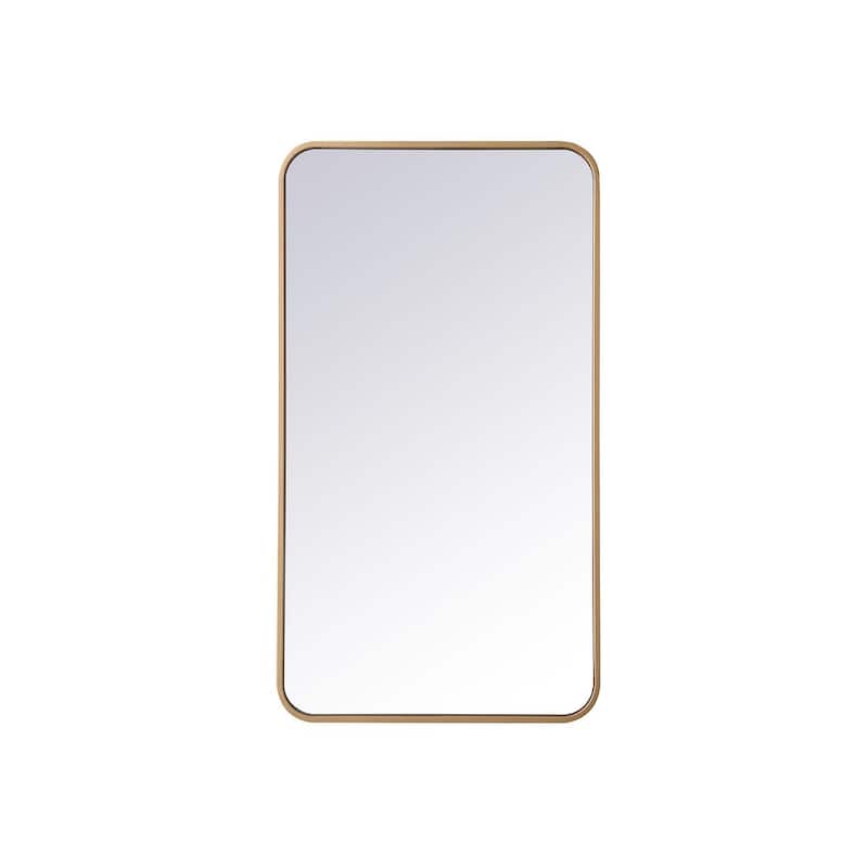 Elegant Lighting MR802036 Evermore 20" W x 36" H Contemporary - Brass
