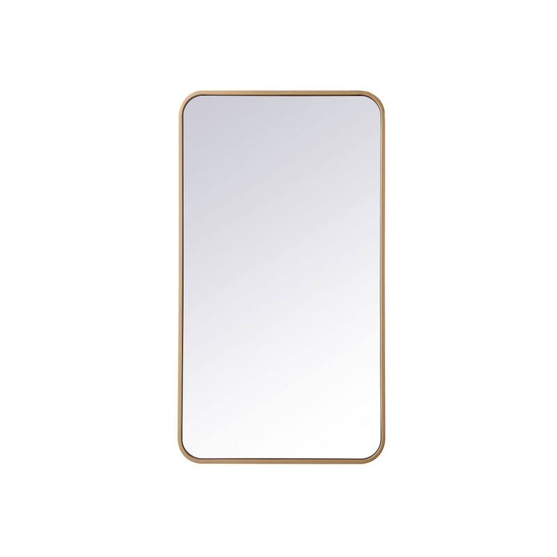 Elegant Lighting MR802036 Formiae 20" W x 36" H Contemporary - Brass