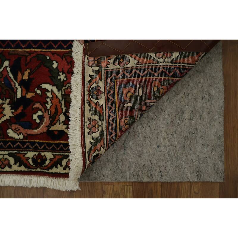 Hand Knotted Oriental 100% Wool Carpet Traditional Floral Red Bakhtiari Area Rug - 13' 1'' X 9' 9''