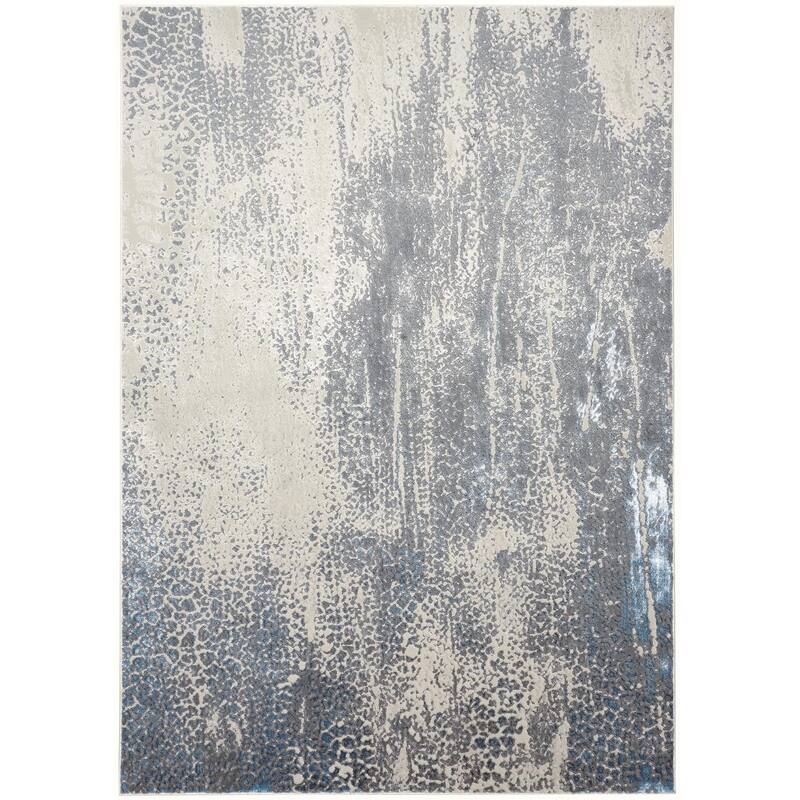 Sune Abstract Stain Resistant Area Rug By HomeRoots - 2' x 3'
