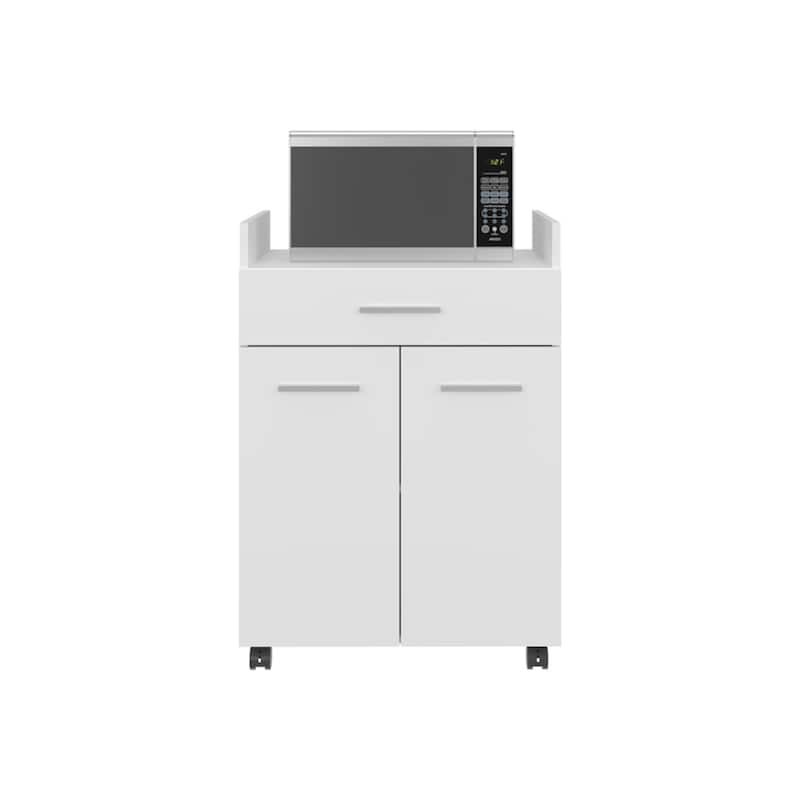 Derry Coffee Cart, Living Room, White