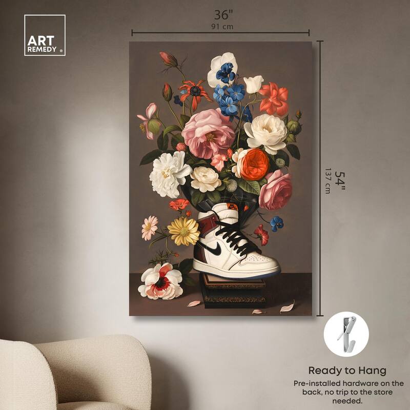 Sneaker Bouquet I Canvas by Art Remedy, Gallery Wrapped