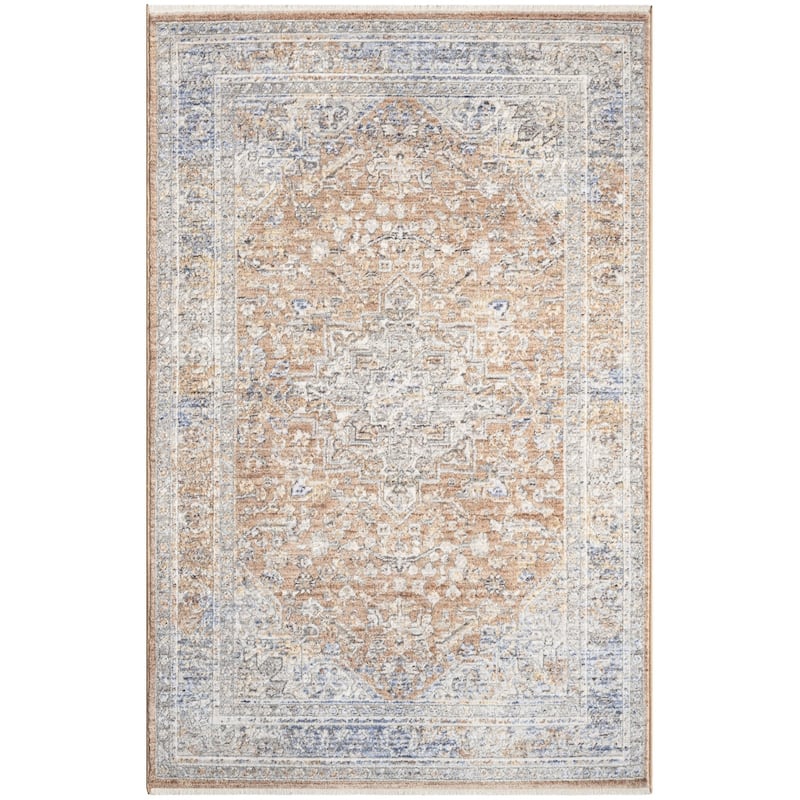 Nigi Power Loomed Distressed Area Rug By HomeRoots - 3' x 5'