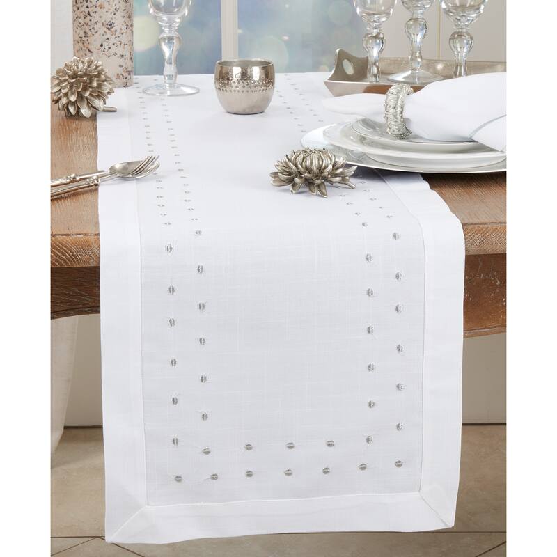 Classic Polka Dot Table Runner - 16"x72"